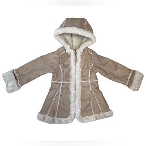 Hawke & Co Toddler Faux Suede & Shearling Winter Jacket